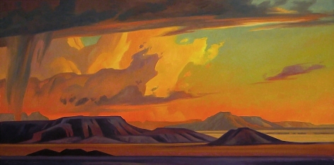 Purple Desert Hills, Ed Mell